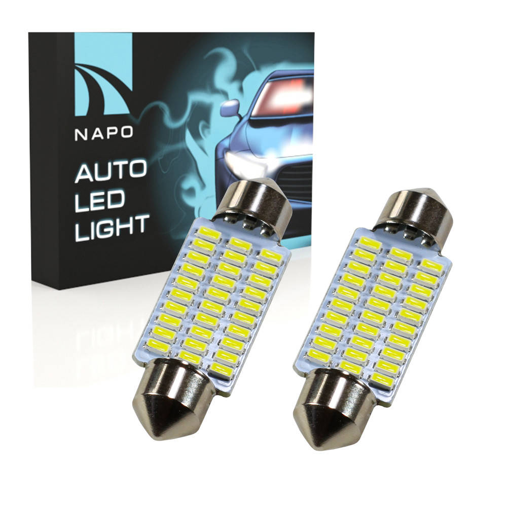 Лампа автомобильная LED SJ-4014-30SMD-39mm комплект 2 шт C5W C10W T11 цвет свечения белый
Лампа автомобильная LED SJ-4014-30SMD-39mm комплект 2 шт C5W C10W T11 цвет свечения белый