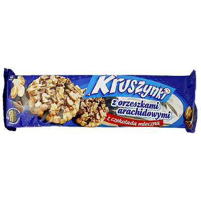Печиво Кришинки з шоколадом і арахісом Kruszynki z orzeskami arachidowymi 225g (Код : 00-00012151)
Печиво Кришинки з шоколадом і арахісом Kruszynki z orzeskami arachidowymi 225g (Код : 00-00012151)