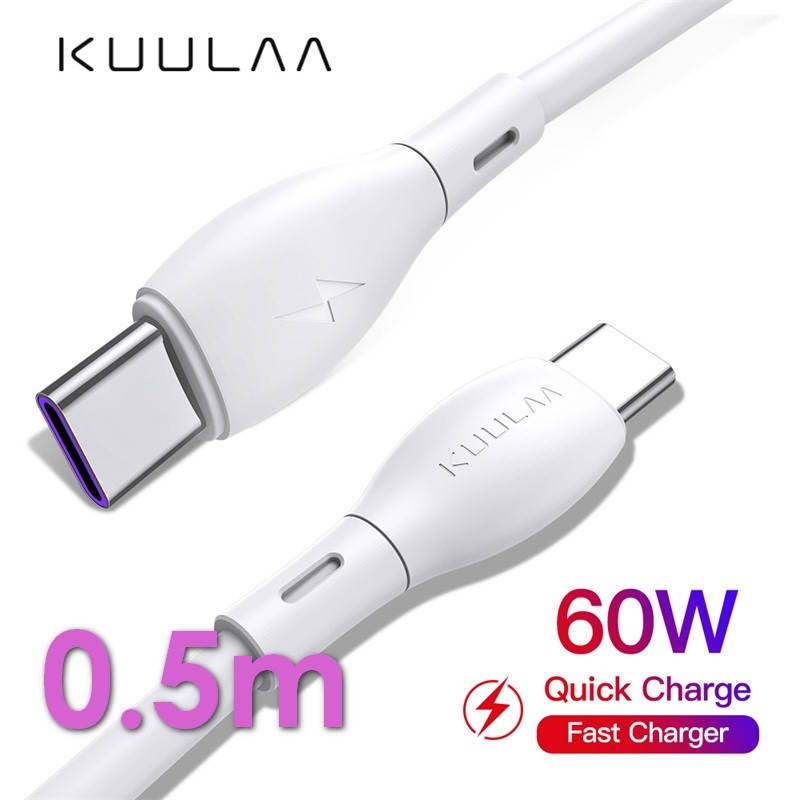Кабель USB Type-C to Type-C (0,5м) 3A Quick Charge 2in1 провод быстрой зарядки синхронизации передачи данных, Белый
Кабель USB Type-C to Type-C (0,5м) 3A Quick Charge 2in1 провод быстрой зарядки синхронизации передачи данных, Белый