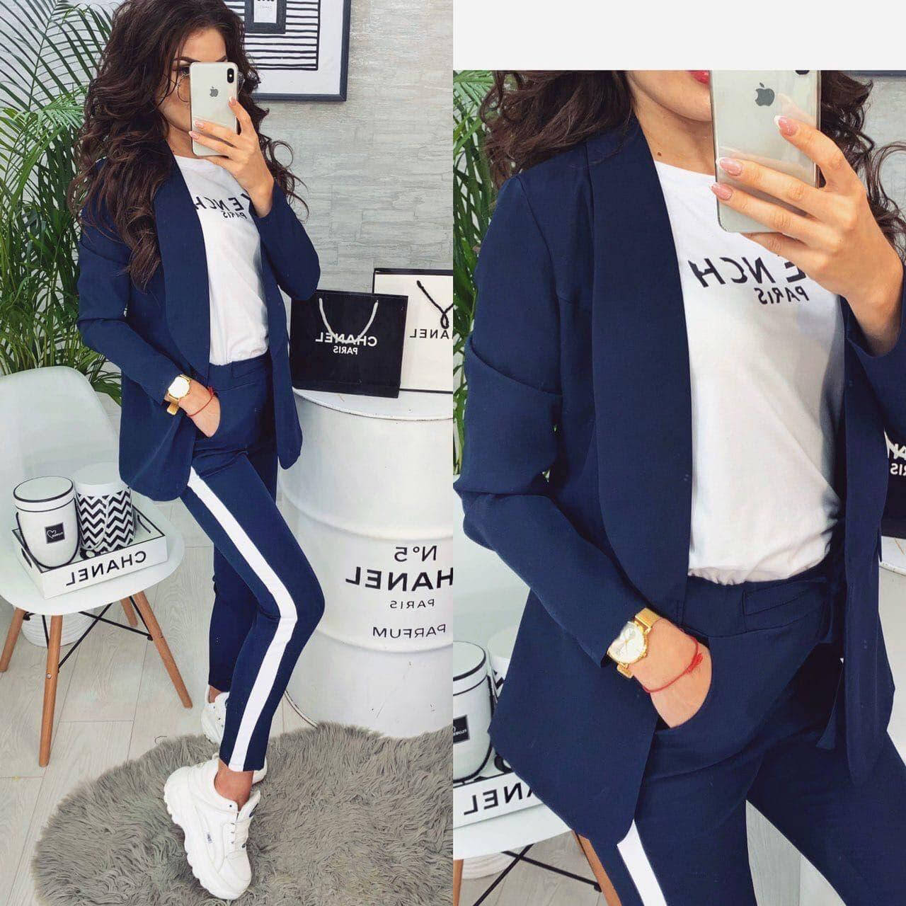 Женский костюм р: 42-44; 44-46; 46-48 46/48, Разные цвета
Женский костюм р: 42-44; 44-46; 46-48 46/48, Разные цвета