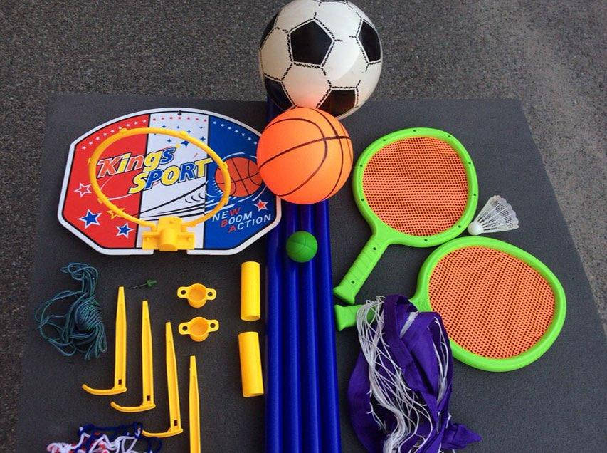 Дитячій набір Shengying Toys 4в1(теніс,волейбол,бадмінтон,баскетбол) 25011, Разные цвета
Дитячій набір Shengying Toys 4в1(теніс,волейбол,бадмінтон,баскетбол) 25011, Разные цвета