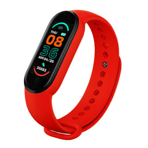 Фитнес браслет FitPro Smart Band M6 (смарт часы, пульсоксиметр, пульс). Цвет: красный
Фитнес браслет FitPro Smart Band M6 (смарт часы, пульсоксиметр, пульс). Цвет: красный