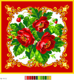 Схема на канве (подушка)
Схема на канве (подушка)