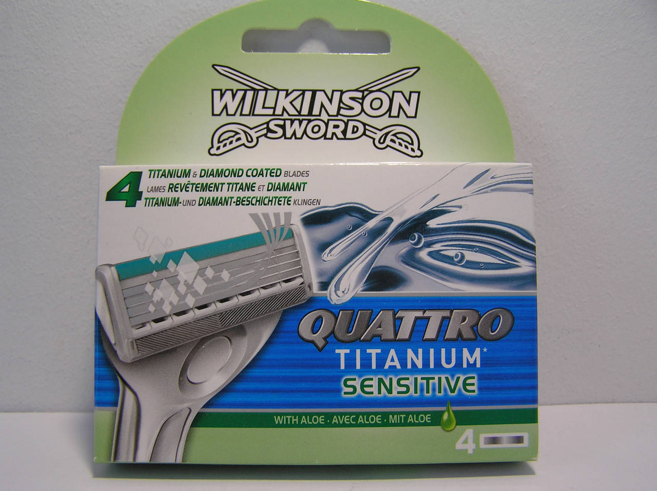 Кассеты мужские для бритья Wilkinson Sword (Schick) Quattro 4 titanium sensitive 4 шт. ( Шик Титаниум)
Кассеты мужские для бритья Wilkinson Sword (Schick) Quattro 4 titanium sensitive 4 шт. ( Шик Титаниум)