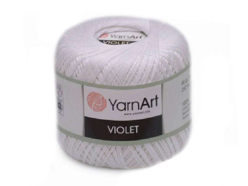 YarnArt Violet, №003 белый 
YarnArt Violet, №003 белый