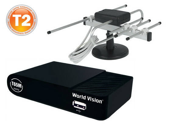 T2 комплект World Vision T624М3 + комнатная Т2 антенна Волна R-Net с усилителем "Super 1000"
T2 комплект World Vision T624М3 + комнатная Т2 антенна Волна R-Net с усилителем "Super 1000"
