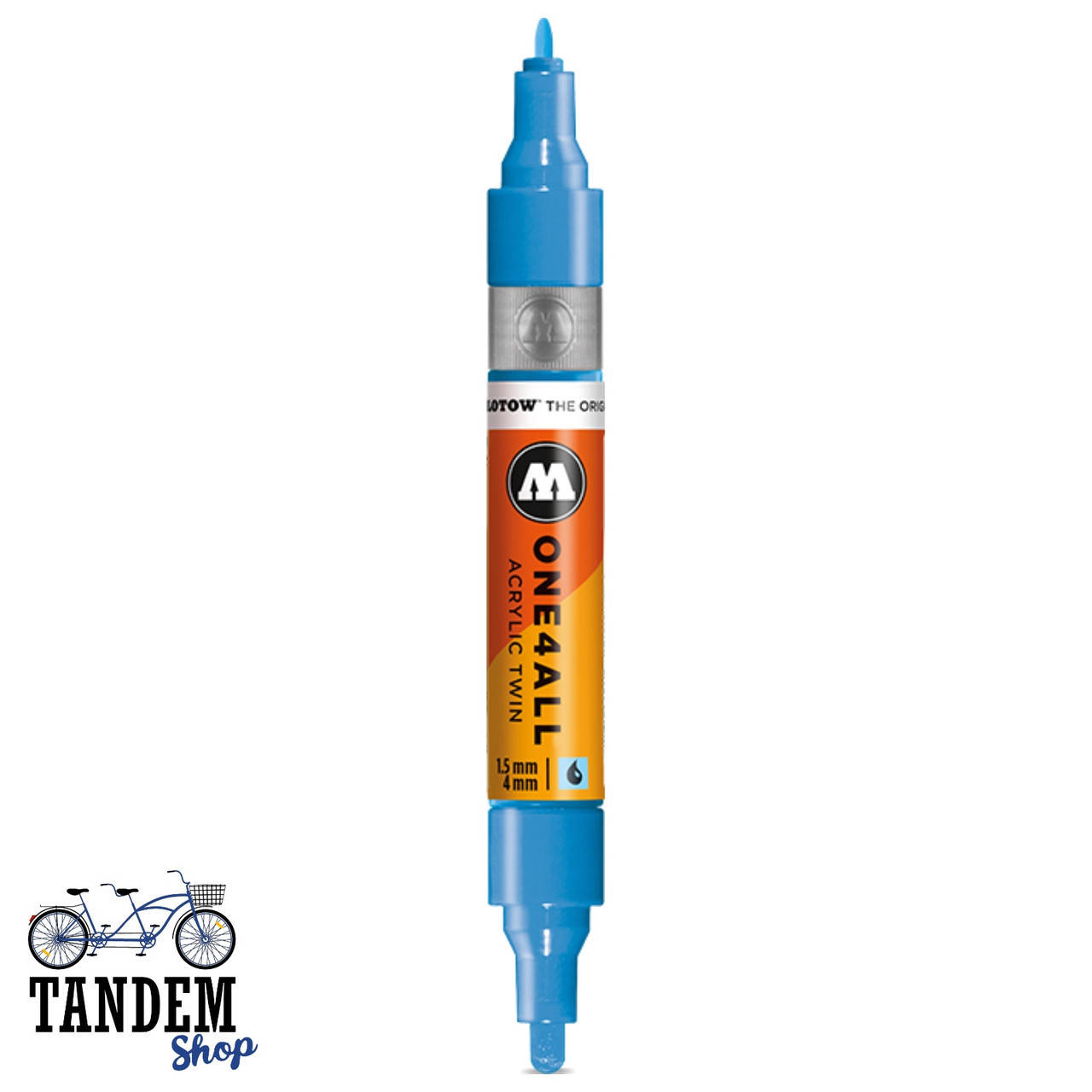 Маркер акриловый универсальный двусторонний Molotow ONE4ALL™ Acrylic Twin, 1,5 - 4 мм #180 Signal Black, Черный
Маркер акриловый универсальный двусторонний Molotow ONE4ALL™ Acrylic Twin, 1,5 - 4 мм #180 Signal Black, Черный