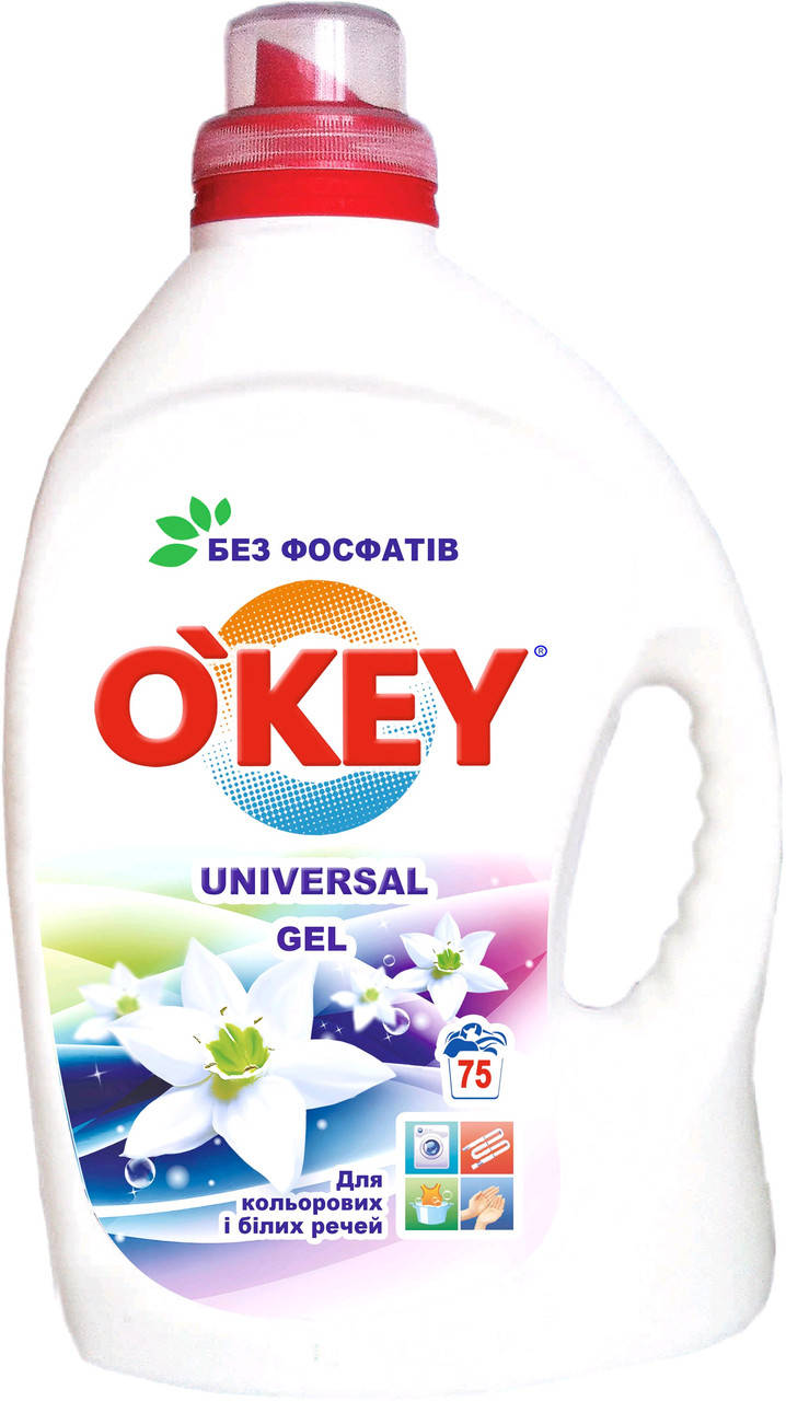 Гель для стирки универсальный O'key Universal Gel 3л