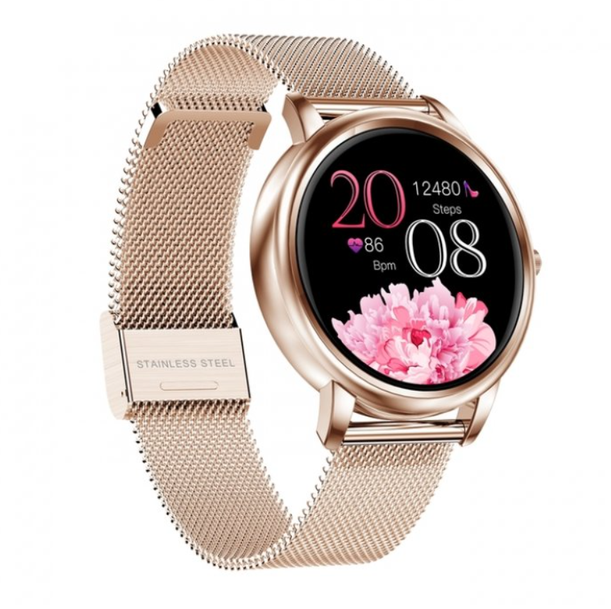 Женские стильные смарт часы для андроид круглые Smart Romantic Gold ,с шагомером и счетчиком калорий
Женские стильные смарт часы для андроид круглые Smart Romantic Gold ,с шагомером и счетчиком калорий