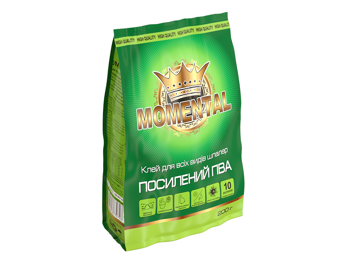 Клей обойный МОМЕNТAL 200г 
Клей обойный МОМЕNТAL 200г