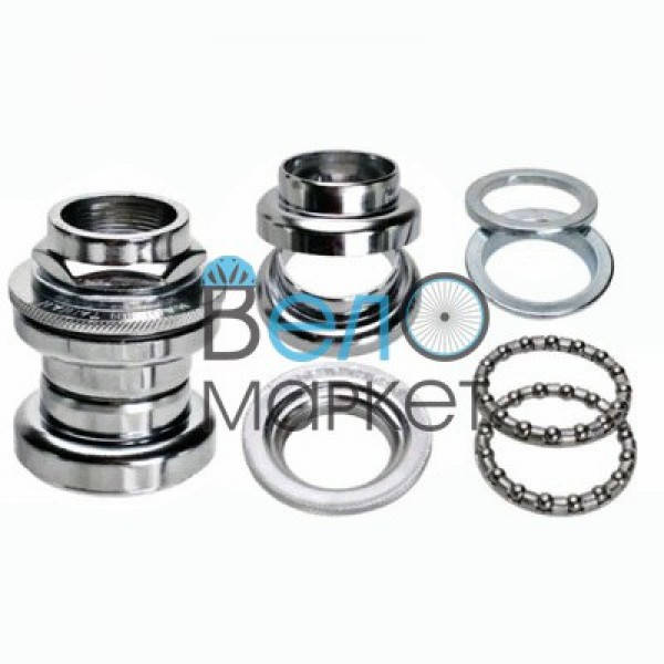 Рулевая Neco H-831 1" SILVER резьбовая хром для велосипедов ХВЗ, Украина, Минск, горные, посадочный ф30 мм
Рулевая Neco H-831 1" SILVER резьбовая хром для велосипедов ХВЗ, Украина, Минск, горные, посадочный ф30 мм