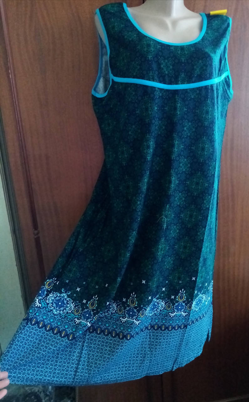 Сарафан платье женские хлопок р. 52,54, 56 
Сарафан платье женские хлопок р. 52,54, 56