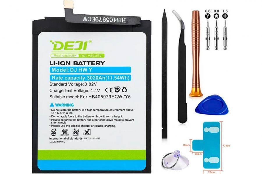 Аккумулятор Huawei HB405979ECW (DEJI) для Nova Enjoy 7 + Набор инструментов
Аккумулятор Huawei HB405979ECW (DEJI) для Nova Enjoy 7 + Набор инструментов
