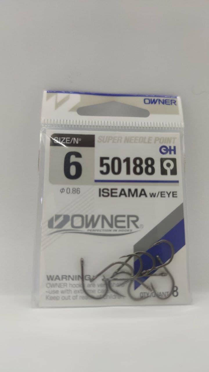 Крючки Owner серия Iseama with Eye 50188 #09. Овнер. Производство: Япония. Количество : 10 шт
Крючки Owner серия Iseama with Eye 50188 #09. Овнер. Производство: Япония. Количество : 10 шт