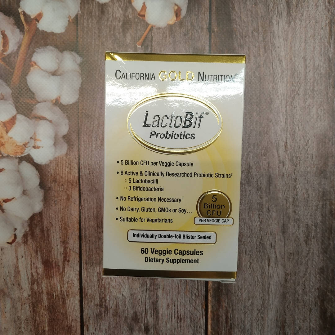 California Gold Nutrition LactoBif Probiotics 5 Billion CFU 60caps пробиотики 5 млрд КОЕ probiotic
California Gold Nutrition LactoBif Probiotics 5 Billion CFU 60caps пробиотики 5 млрд КОЕ probiotic