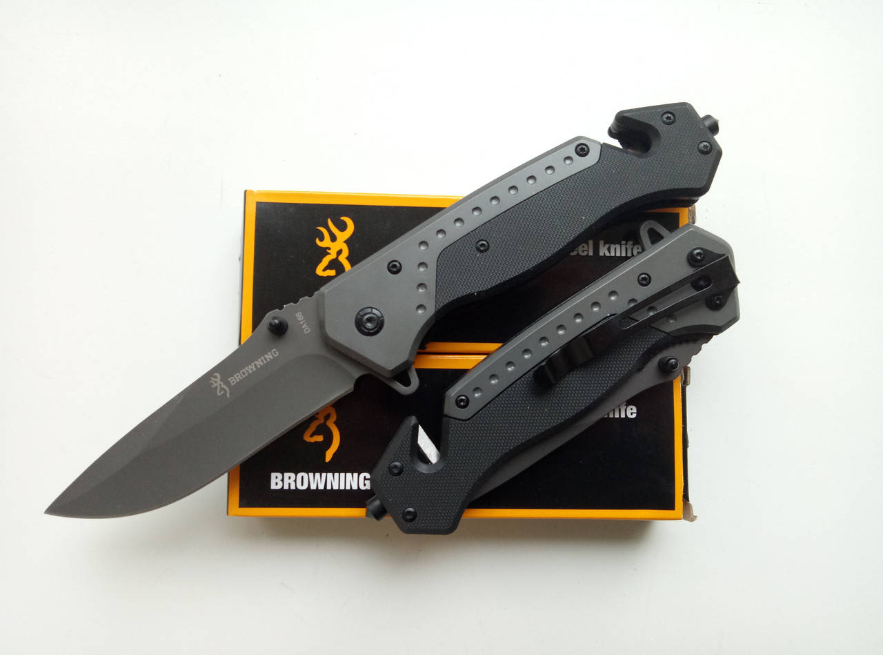 Туристический складной нож Browning DA166 (A836) | полуавтоматический выкидной нож
Туристический складной нож Browning DA166 (A836) | полуавтоматический выкидной нож