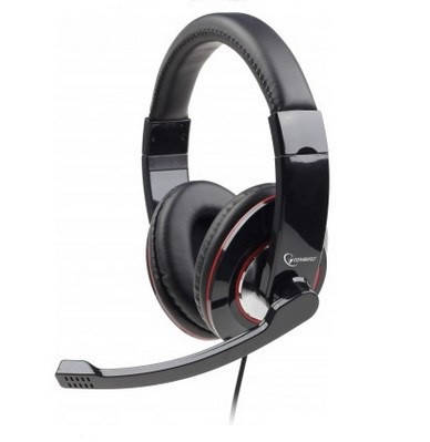 Навушники / Гарнітури HeadPhone Gembird MHS-001 навушники з мікрофоном, глянцеві, стерео (код 80165)
Навушники / Гарнітури HeadPhone Gembird MHS-001 навушники з мікрофоном, глянцеві, стерео (код 80165)