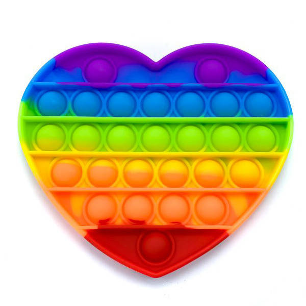 Pop It Антистресс Игрушка - (Поп Ит - Попит - Popit) - Радужное Сердце, Разные цвета
Pop It Антистресс Игрушка - (Поп Ит - Попит - Popit) - Радужное Сердце, Разные цвета