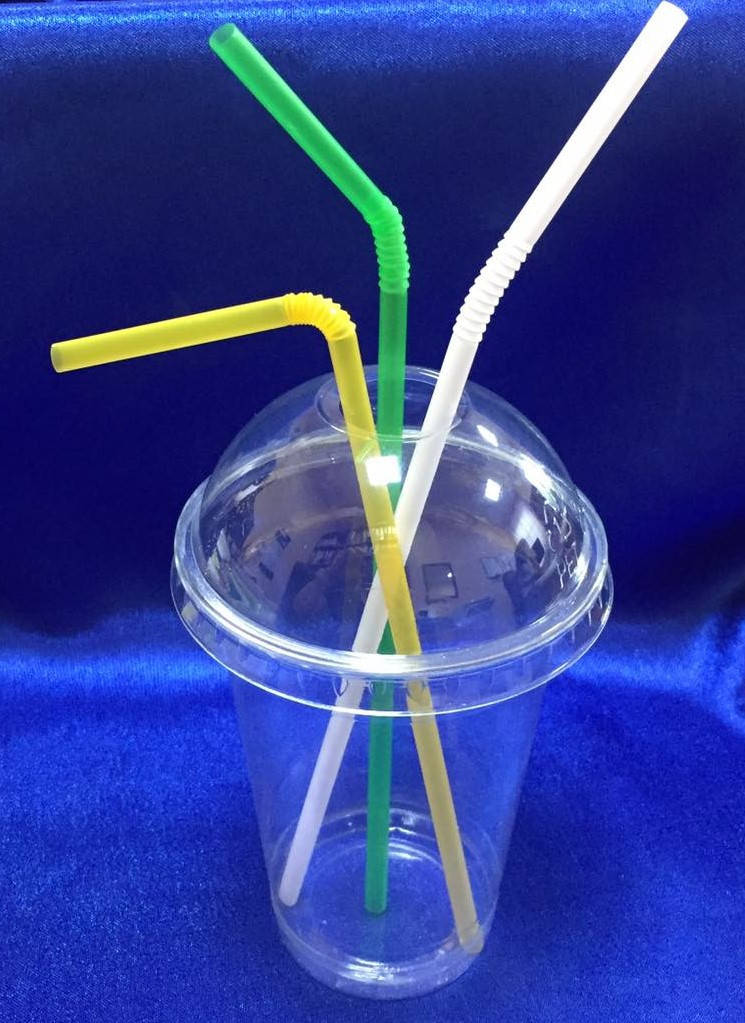 Трубочки для напитков (соломка) АРТИСТ (200 шт.), Разные цвета