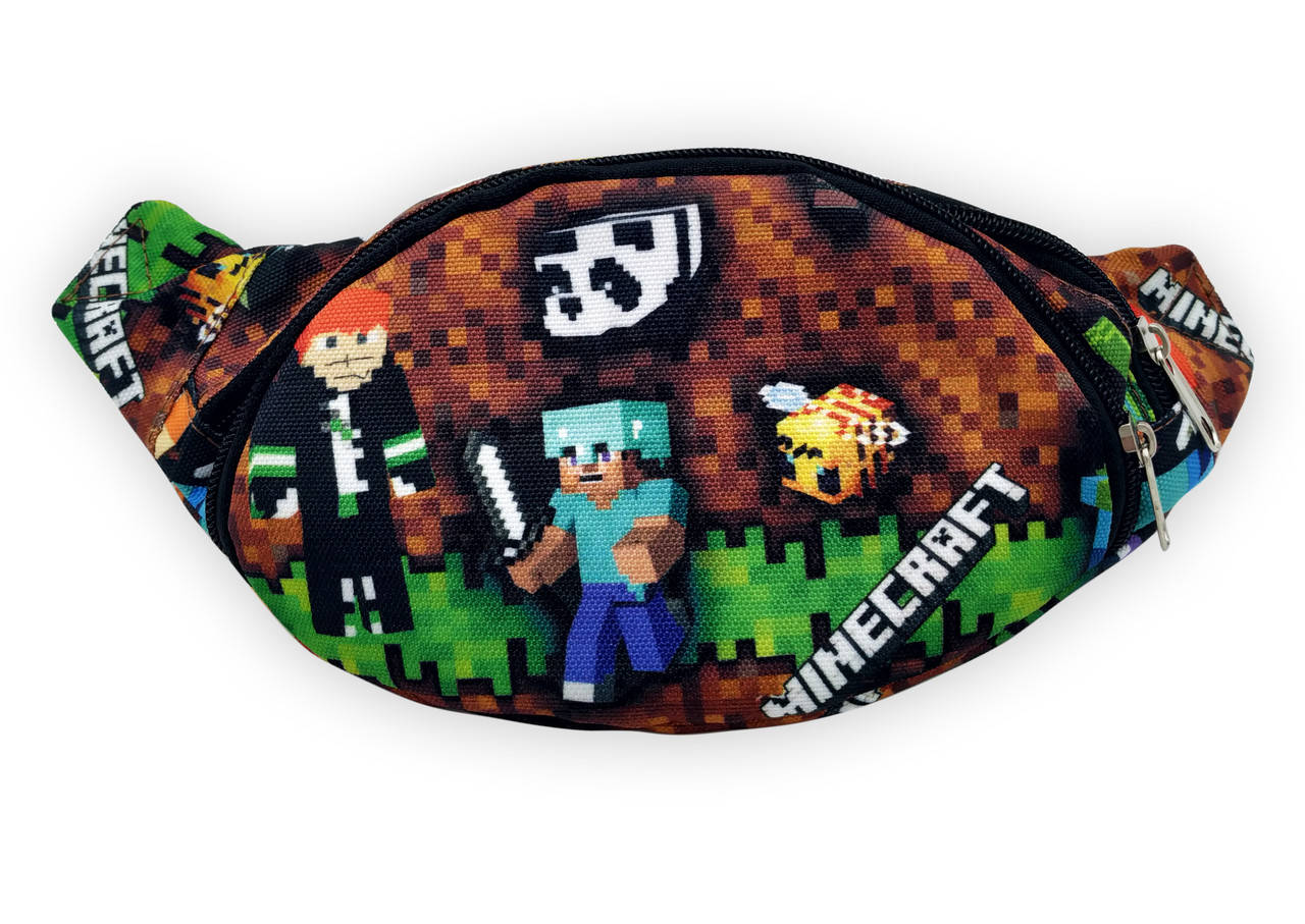 Детская стильная сумка бананка коричневого цвета с ярким рисунком MINECRAFT. Cумка на пояс. 100% КАЧЕСТВО - !, Коричневый
Детская стильная сумка бананка коричневого цвета с ярким рисунком MINECRAFT. Cумка на пояс. 100% КАЧЕСТВО - !, Коричневый
