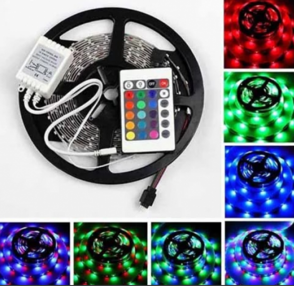 Лента светодиодная в силиконе (влагозащищенная) RGB 5050 - полный комплект 5 метров разноцветная
Лента светодиодная в силиконе (влагозащищенная) RGB 5050 - полный комплект 5 метров разноцветная