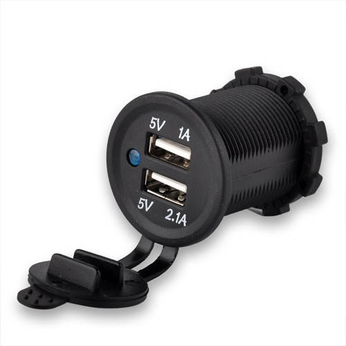 USB розетка автомобильная круглая врезная (12-24В, 2 USB, 3.1А, с крышкой, с индикатором)
USB розетка автомобильная круглая врезная (12-24В, 2 USB, 3.1А, с крышкой, с индикатором)