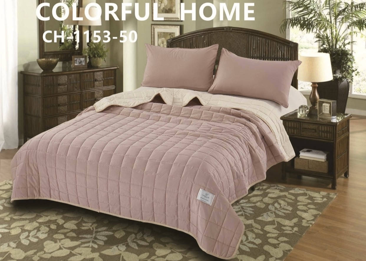 Покрывало на кровать гипоаллергенное ColorfulHome (200x230см с двуся наволочками 50х70 см, Разные цвета
Покрывало на кровать гипоаллергенное ColorfulHome (200x230см с двуся наволочками 50х70 см, Разные цвета