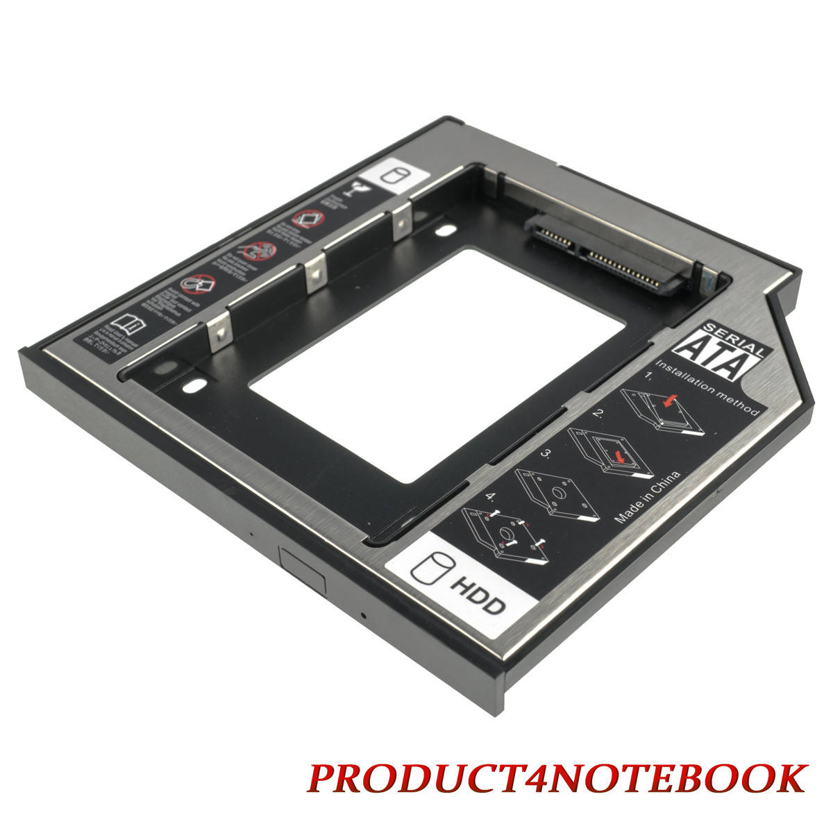 Карман для 2.5' SATA HDD,SSD h=9.5mm, устанавливается вместо SATA-привода ноутбука, Second HDD Caddy Optibay,
Карман для 2.5' SATA HDD,SSD h=9.5mm, устанавливается вместо SATA-привода ноутбука, Second HDD Caddy Optibay,