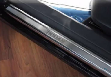 Накладки на пороги volkswagen tiguan (фольксваген тигуан), 4 шт. логотип гравировкой, нерж.
Накладки на пороги volkswagen tiguan (фольксваген тигуан), 4 шт. логотип гравировкой, нерж.