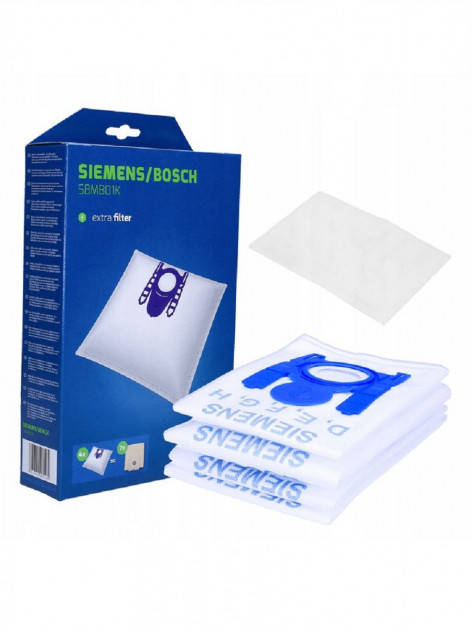 Набор мешков одноразовых SBMB01K для пылесосов BOSCH SIEMENS BBS BGL32 BGL35 BGL42 VSZ3 VS04G
Набор мешков одноразовых SBMB01K для пылесосов BOSCH SIEMENS BBS BGL32 BGL35 BGL42 VSZ3 VS04G
