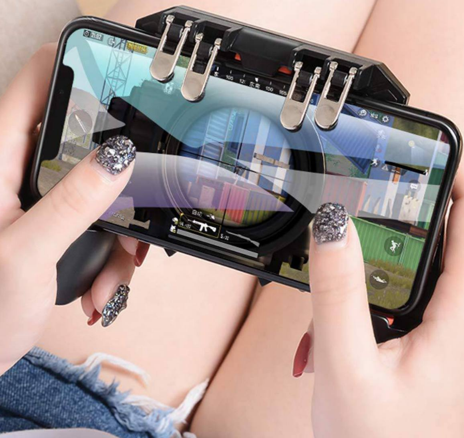 Беспроводной геймпад триггер PUBG MOBILE для телефона AK-66,мобильный игровой джойстик,приставка пабг V&A, Черный
Беспроводной геймпад триггер PUBG MOBILE для телефона AK-66,мобильный игровой джойстик,приставка пабг V&A, Черный