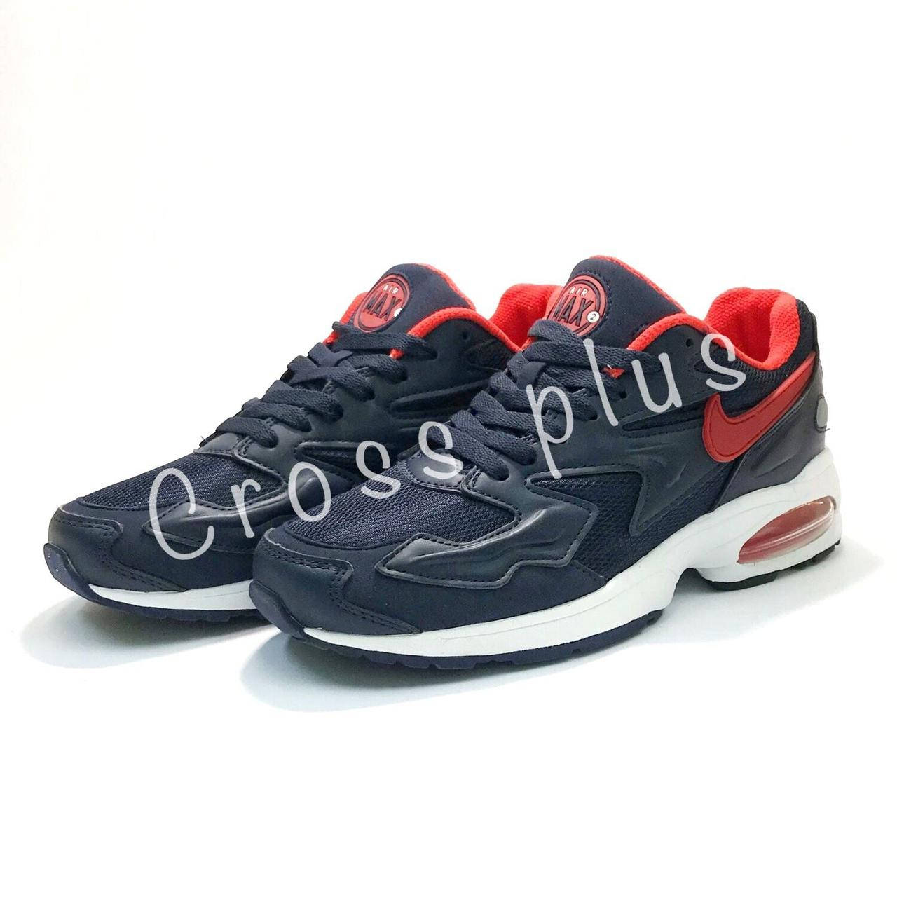 Кроссовки мужские NIKE AIR MAX 2 Light найк р. 41, 42, 43, 44, 45 43, Синий с красным 
Кроссовки мужские NIKE AIR MAX 2 Light найк р. 41, 42, 43, 44, 45 43, Синий с красным
