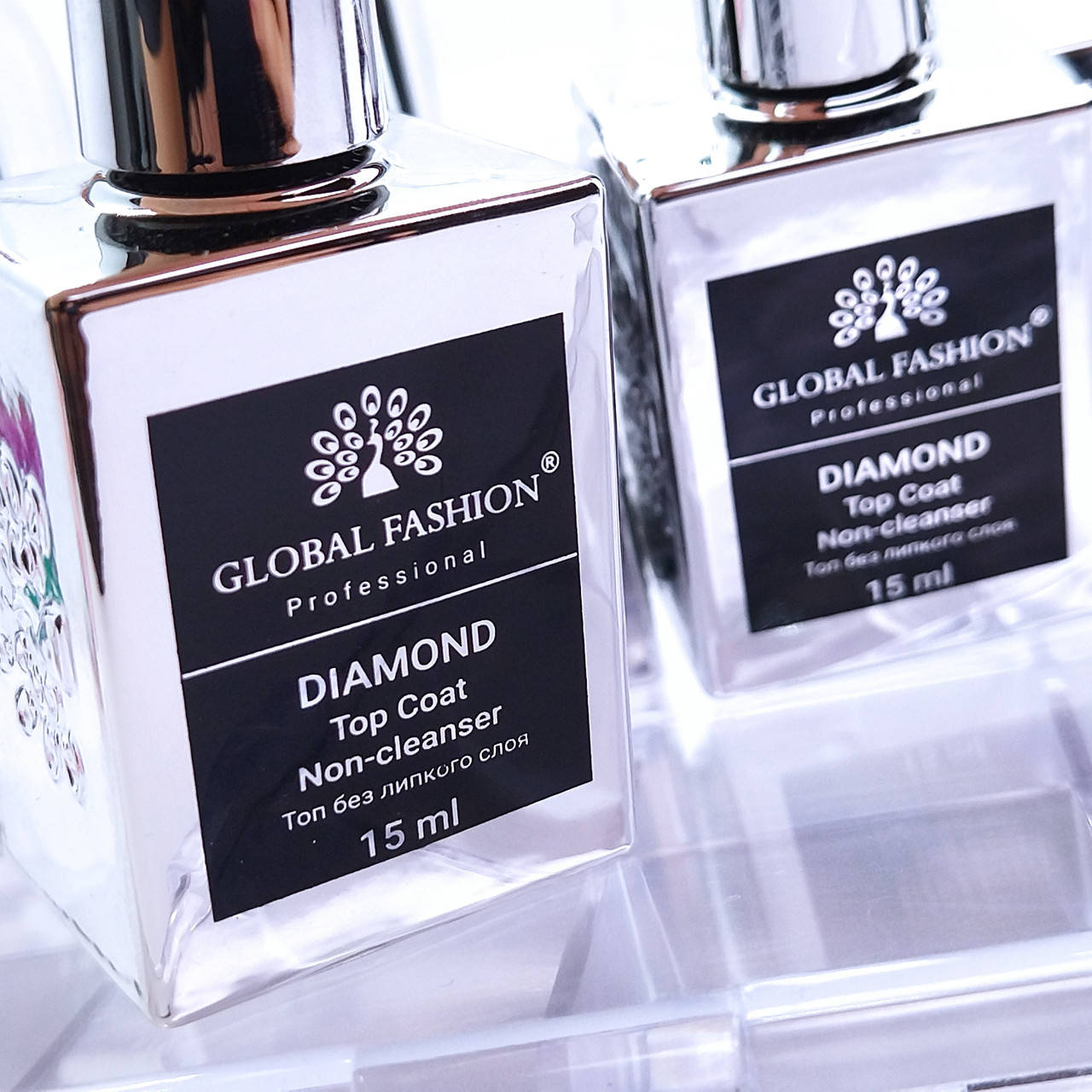 Универсальное верхнее покрытие без липкого слоя (топ/финиш), Diamond, 15 мл., Global Fashion
Универсальное верхнее покрытие без липкого слоя (топ/финиш), Diamond, 15 мл., Global Fashion
