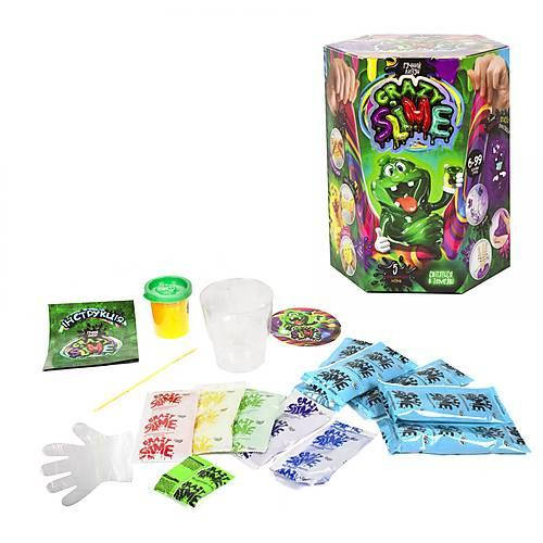 Набор для опытов "Crazy Slime" SLM-01-01 Ручной лизун "Данко Тойс" | лизун в домашних условиях | слайм
Набор для опытов "Crazy Slime" SLM-01-01 Ручной лизун "Данко Тойс" | лизун в домашних условиях | слайм