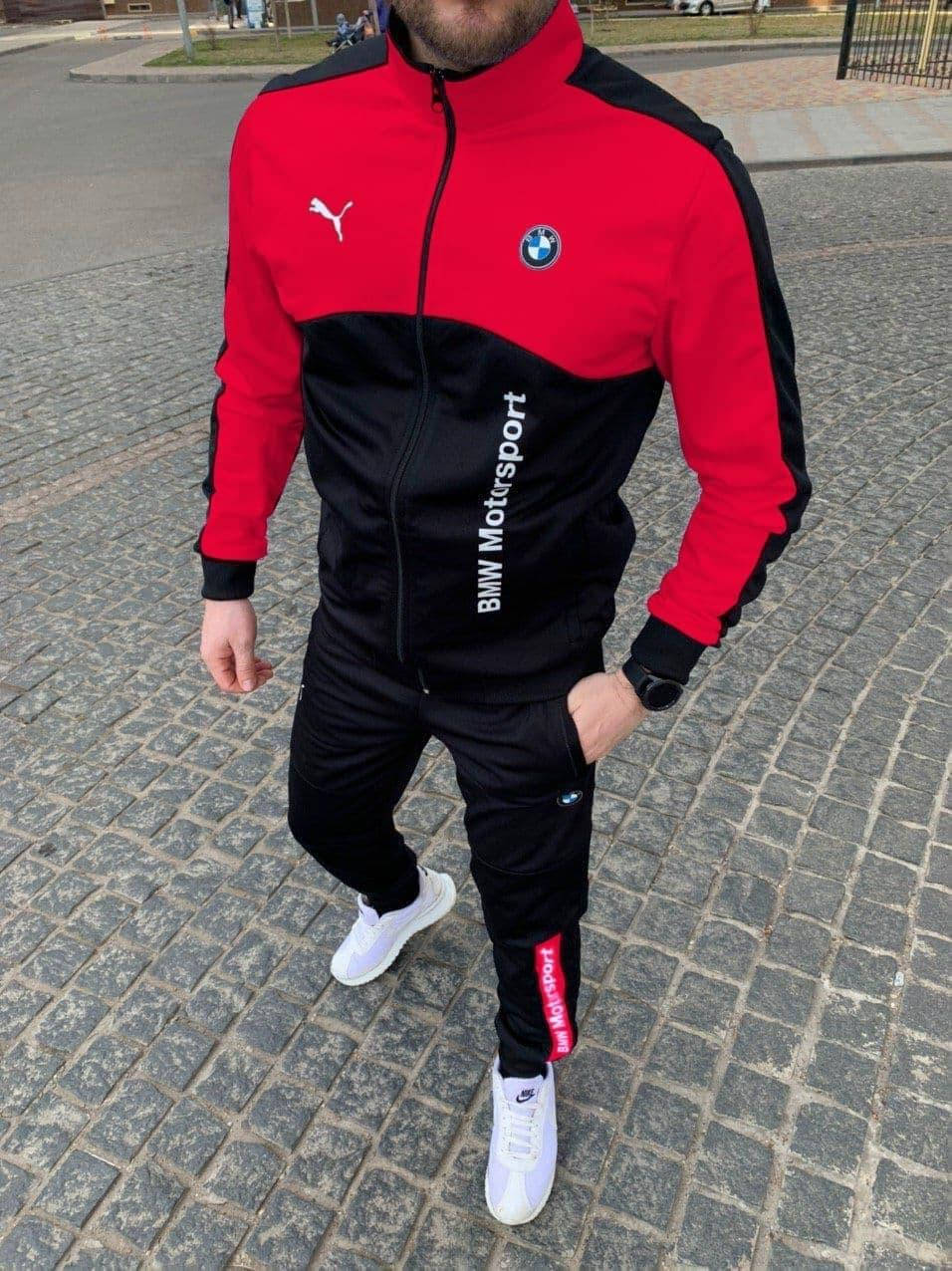 Спортивный костюм двунитка красный Puma BMW Motorsport, Двухцветный осенний спортивный мужской костюм Пума БМВ
Спортивный костюм двунитка красный Puma BMW Motorsport, Двухцветный осенний спортивный мужской костюм Пума БМВ