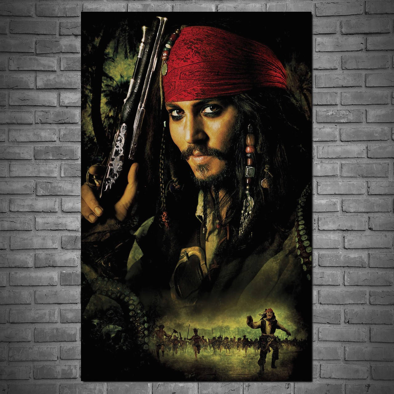 Плакат "Капитан Джек Воробей, Джонни Депп, Jack Sparrow, Pirates of the Carribean" (артикул 3233) 106, Матовая, 66
Плакат "Капитан Джек Воробей, Джонни Депп, Jack Sparrow, Pirates of the Carribean" (артикул 3233) 106, Матовая, 66