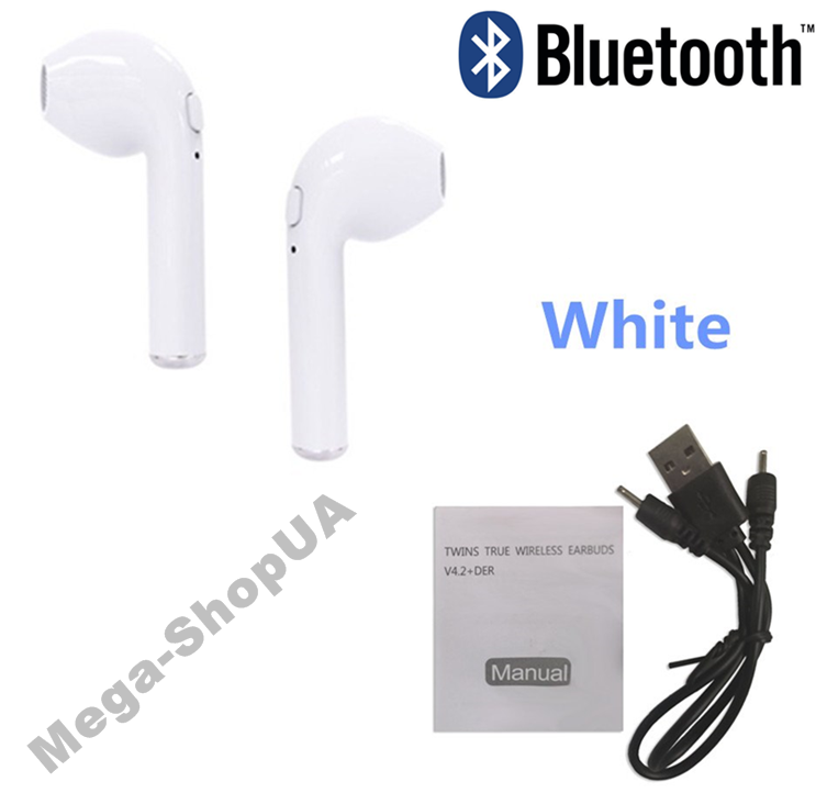 Беспроводные наушники и гарнитура Bluetooth блютуз блютус для телефона i7S-W без кейса. Бездротові навушники, Белый
Беспроводные наушники и гарнитура Bluetooth блютуз блютус для телефона i7S-W без кейса. Бездротові навушники, Белый