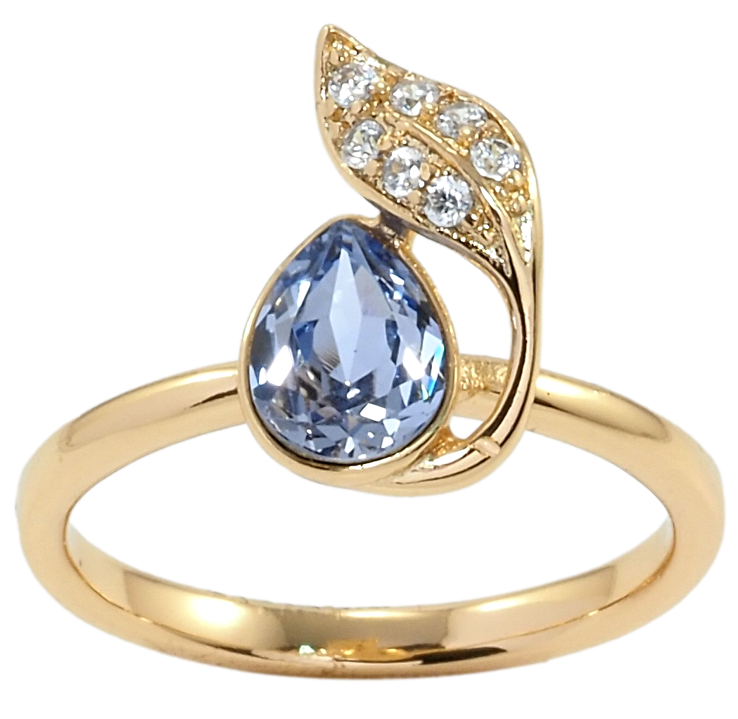 Кольцо ХР Позолота 18K с кр-ми Swarovski "Кристалл Light Sapphire с листиком" р.17,19
Кольцо ХР Позолота 18K с кр-ми Swarovski "Кристалл Light Sapphire с листиком" р.17,19