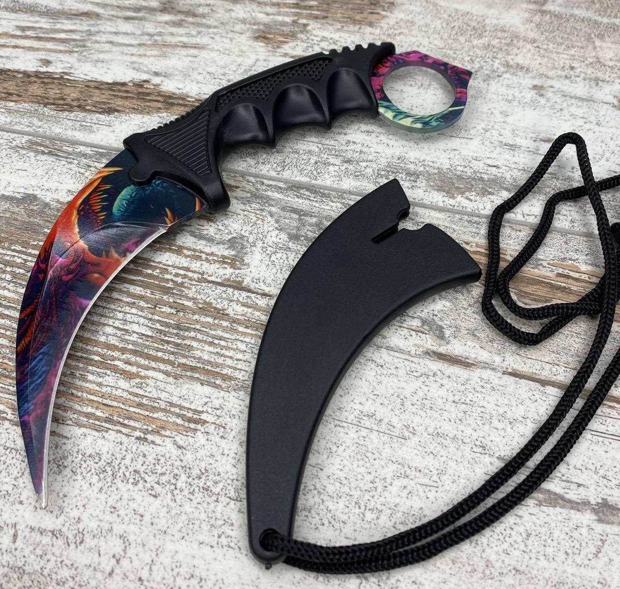 Нож керамбит 19см К-107 Karambit Карамбит зверь hyper beast Нож из игры CS:GO Нож коготь All
Нож керамбит 19см К-107 Karambit Карамбит зверь hyper beast Нож из игры CS:GO Нож коготь All