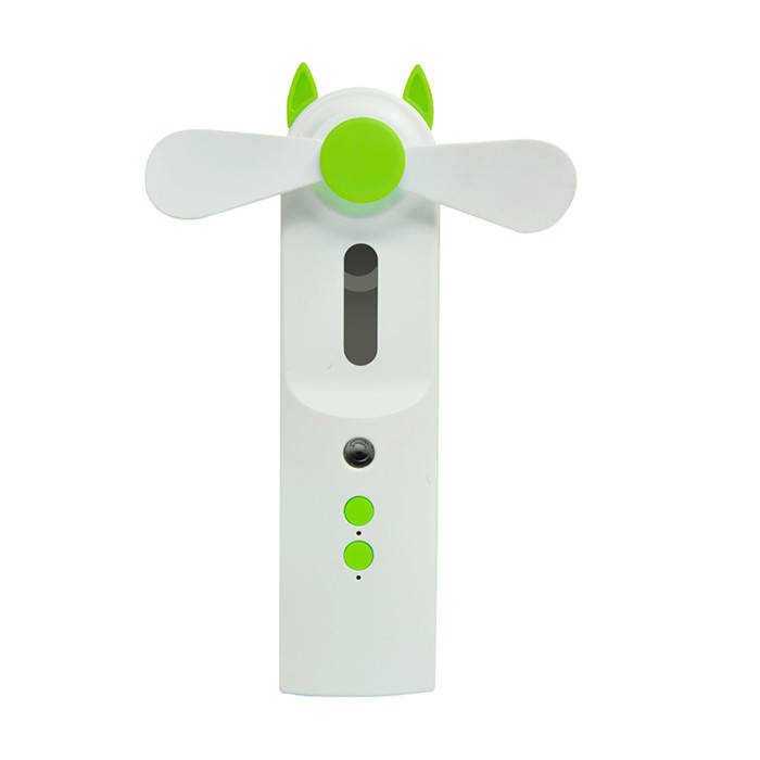 Портативный аккумуляторный вентилятор usb Белый с зеленым Котик Nano moisture spray F-02 CoolHoliday
Портативный аккумуляторный вентилятор usb Белый с зеленым Котик Nano moisture spray F-02 CoolHoliday