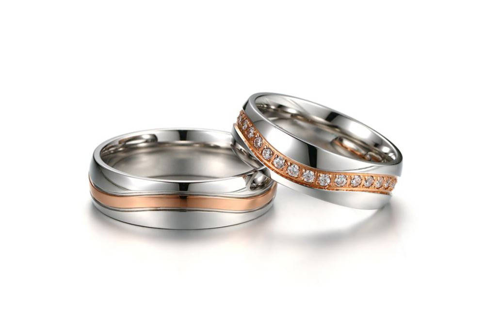 Роскошные обручальные кольца из нерж.стали 316L с алмазами!
Роскошные обручальные кольца из нерж.стали 316L с алмазами!