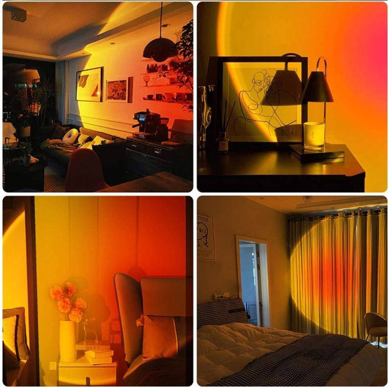 Лампа Sunset Lamp проекционный светильник заката лампа-ночник имитирующая закат и рассвет, Черный
Лампа Sunset Lamp проекционный светильник заката лампа-ночник имитирующая закат и рассвет, Черный