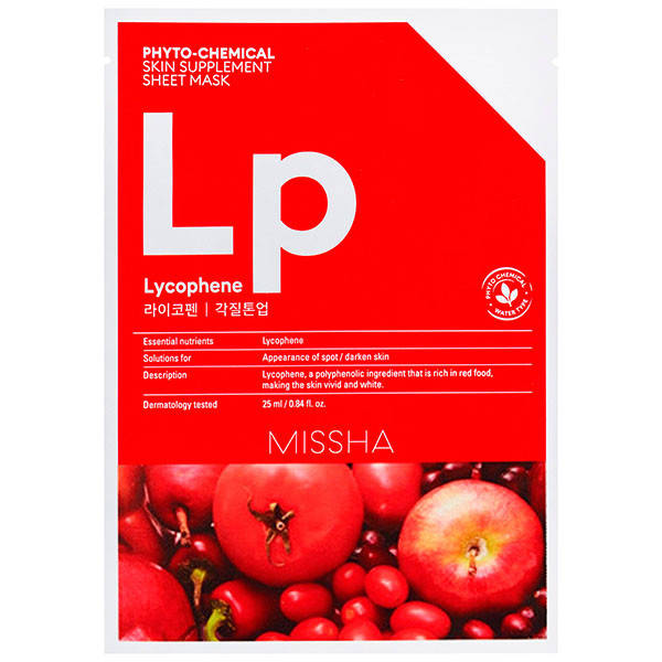 Тканевая маска для яркости кожи лица MISSHA PHYTOCHEMICAL SKIN SUPPLEMENT SHEET MASK Laycophene PEELING TONE
Тканевая маска для яркости кожи лица MISSHA PHYTOCHEMICAL SKIN SUPPLEMENT SHEET MASK Laycophene PEELING TONE