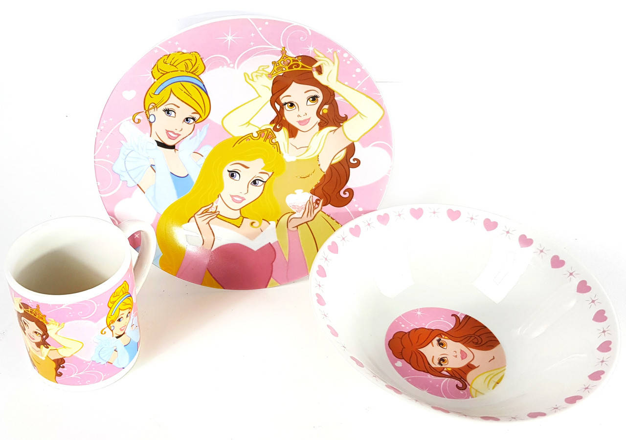 Детский набор керамической посуды для кормления Принцессы Дисней(Princesses Disney) 3 предмета
Детский набор керамической посуды для кормления Принцессы Дисней(Princesses Disney) 3 предмета