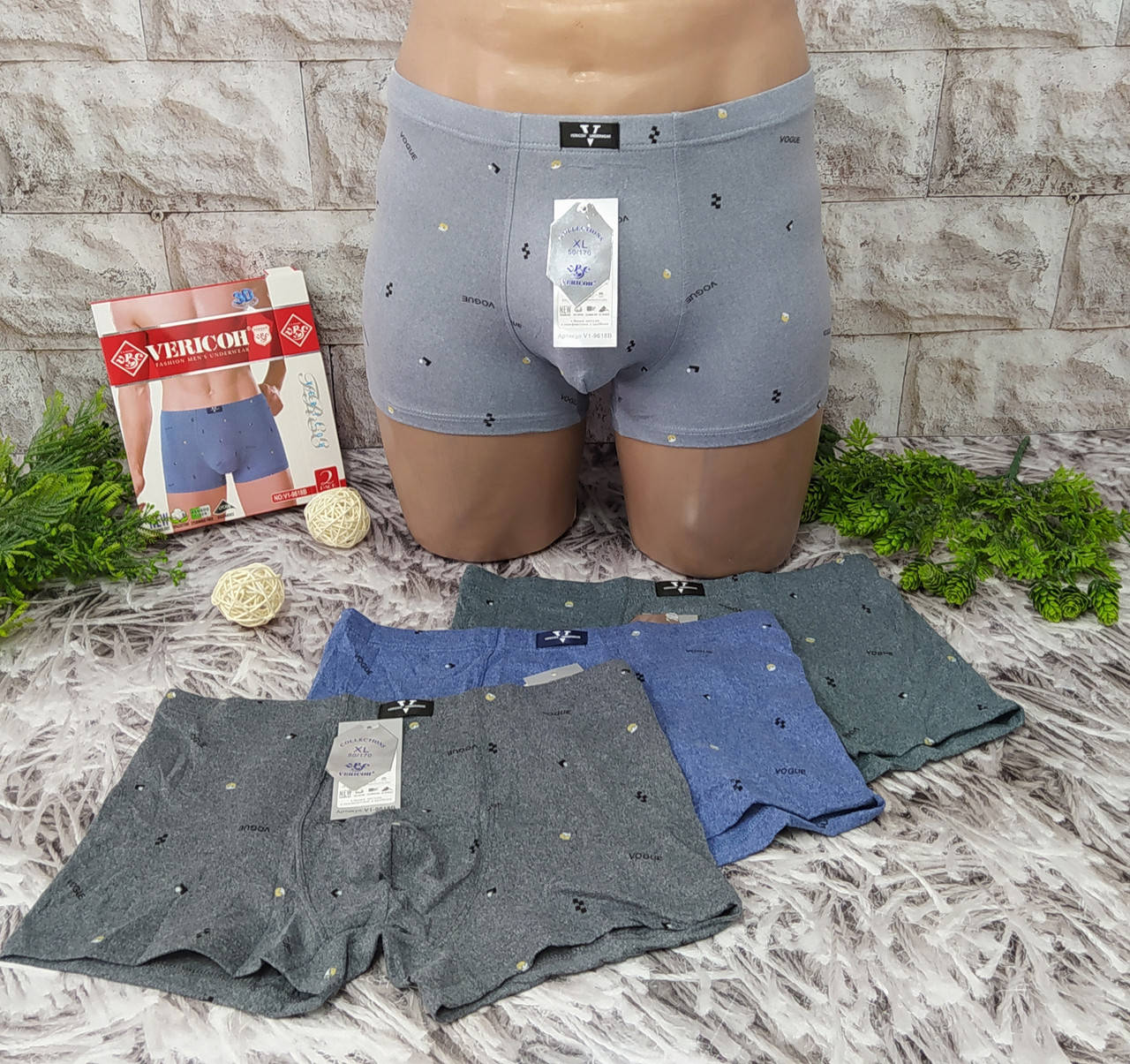 Трусы мужские ХL 48-50 размер боксеры хлопок Vericon V1-9618В, Разные цвета
Трусы мужские ХL 48-50 размер боксеры хлопок Vericon V1-9618В, Разные цвета