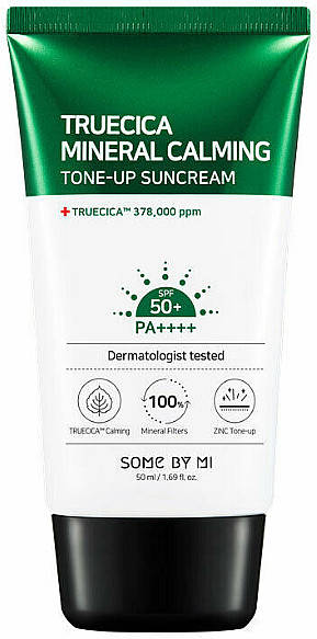 Солнцезащитный крем SPF 50+/PA++++ Some By Mi Truecica Mineral 100 Calming Suncream SPF
Солнцезащитный крем SPF 50+/PA++++ Some By Mi Truecica Mineral 100 Calming Suncream SPF
