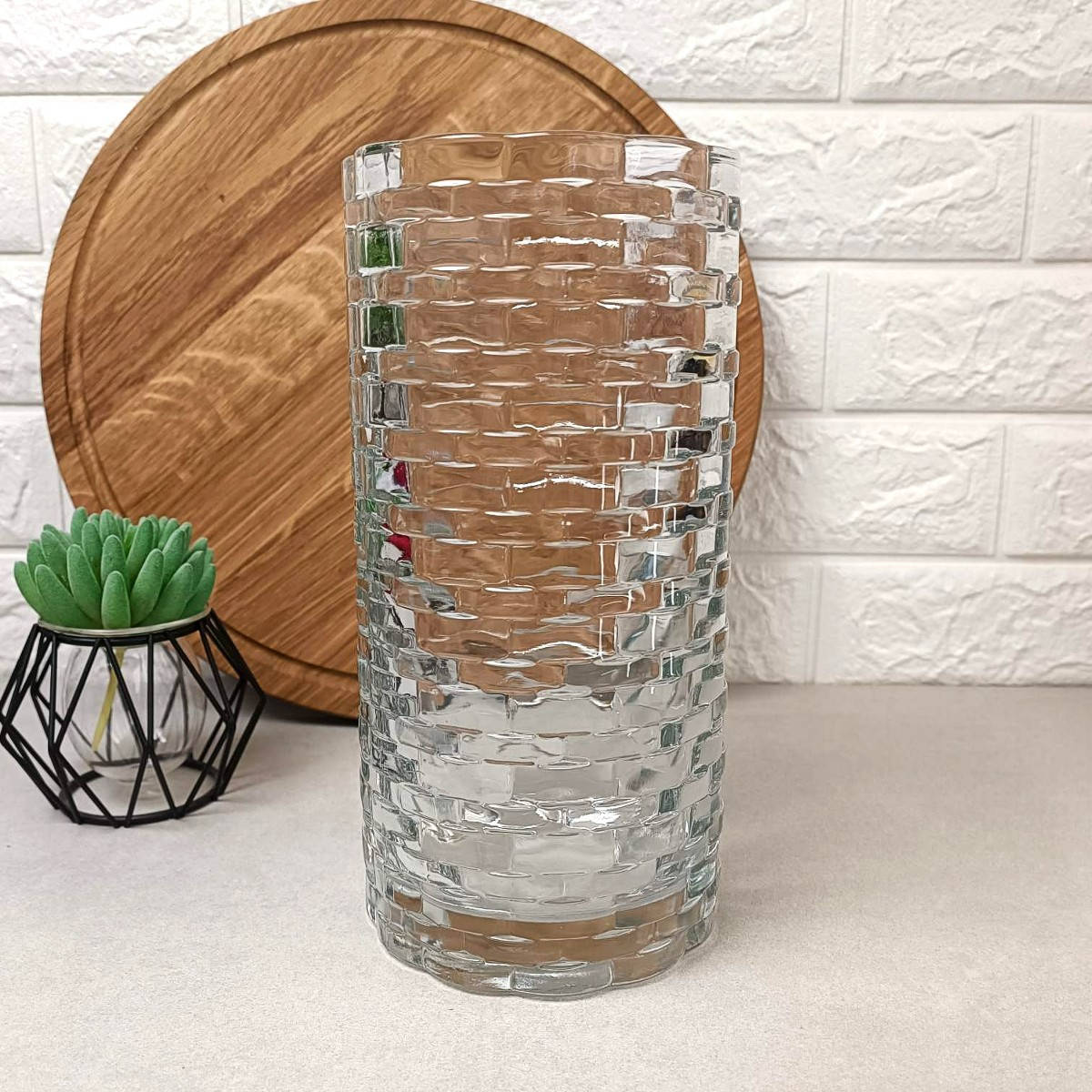 Стеклянная настольная ваза Pasabahce Rattan 239 mm (53439), цилиндрическая ваза для цветов
Стеклянная настольная ваза Pasabahce Rattan 239 mm (53439), цилиндрическая ваза для цветов