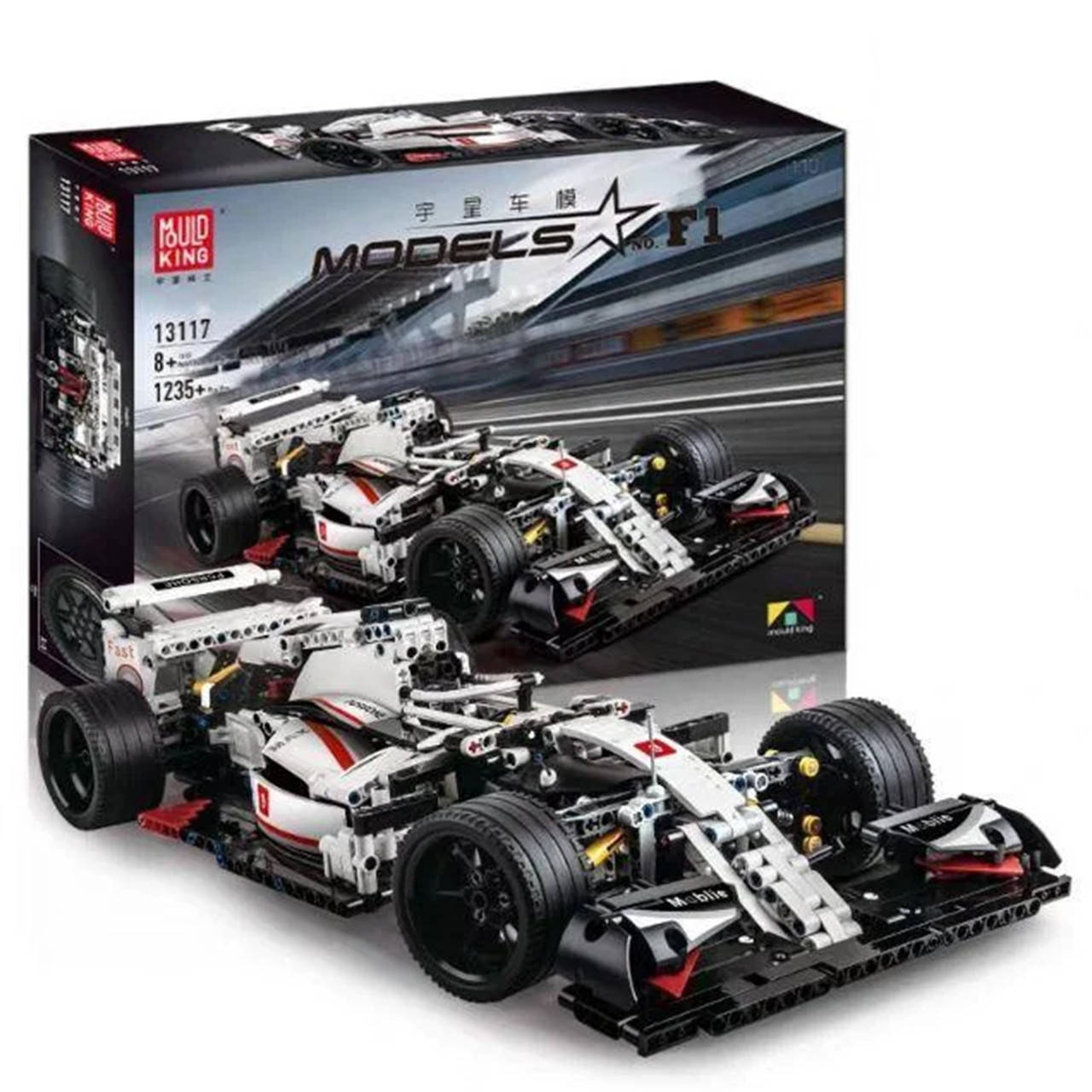 Конструктор-лего. Большой гоночный автомобиль Formula 1 на 1235 деталей Mould King, Разные цвета
Конструктор-лего. Большой гоночный автомобиль Formula 1 на 1235 деталей Mould King, Разные цвета