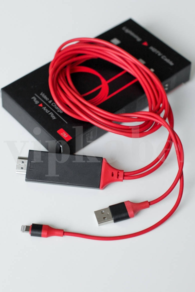 lighting HDMI iPhone 5, 6, 7, 8. Переходник HDMI USB кабель.кабель на 8 pin. MHL ipad., Красный
lighting HDMI iPhone 5, 6, 7, 8. Переходник HDMI USB кабель.кабель на 8 pin. MHL ipad., Красный