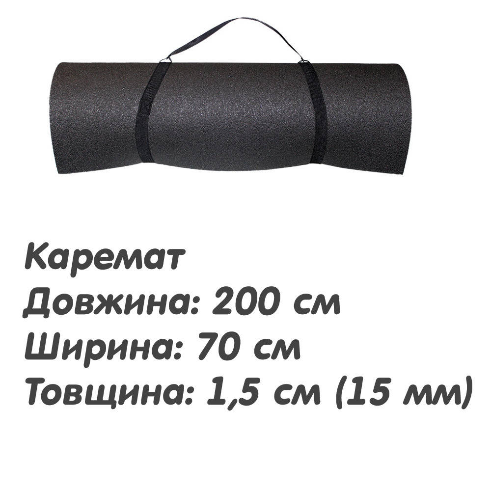 Каремат длина 2 метра, каримат серый 1,5 см толщина, коврик серый, коврики-карематы 15 мм толщина
Каремат длина 2 метра, каримат серый 1,5 см толщина, коврик серый, коврики-карематы 15 мм толщина
